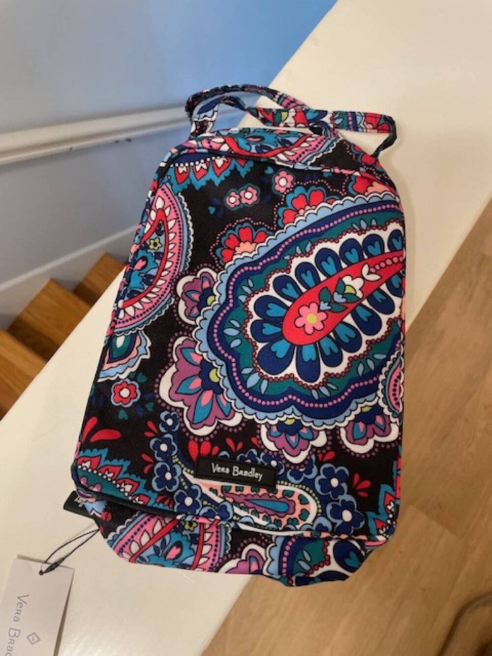 Vera Bradley Lighten Up Lunch Bag in Haymarket Paisley - Picture 5 of 5